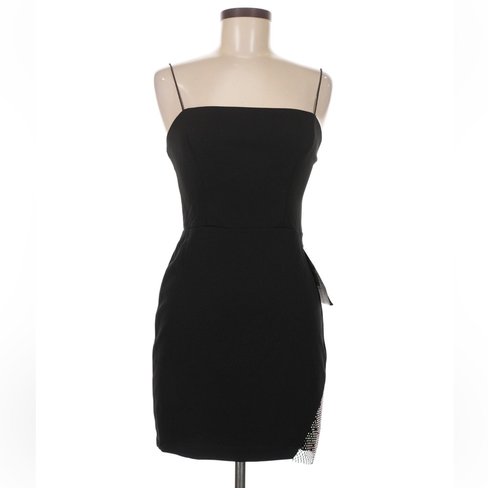 B Darlin Black Spaghetti-Strap Mini Dress